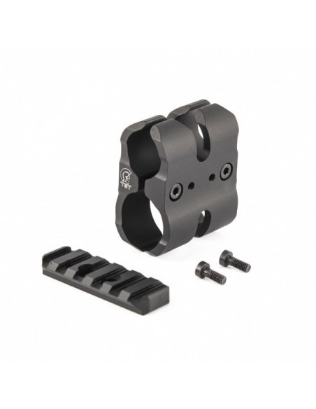 Pinza táctica para cañón + 1 carril picatinny - TONI SYSTEM