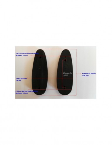 TALON VENTILE' NOIR, entraxe 96 mm -...