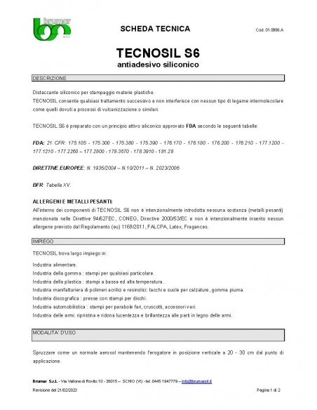 Trattamento superficiale legni TECNOSIL S6