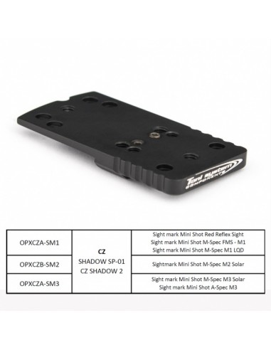 Dovetail base plate for Sightmark M3...