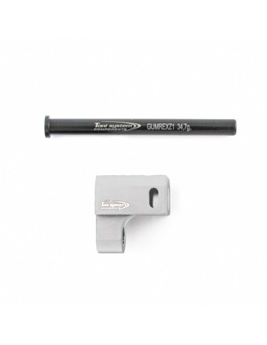 Compensador con varilla guía de...