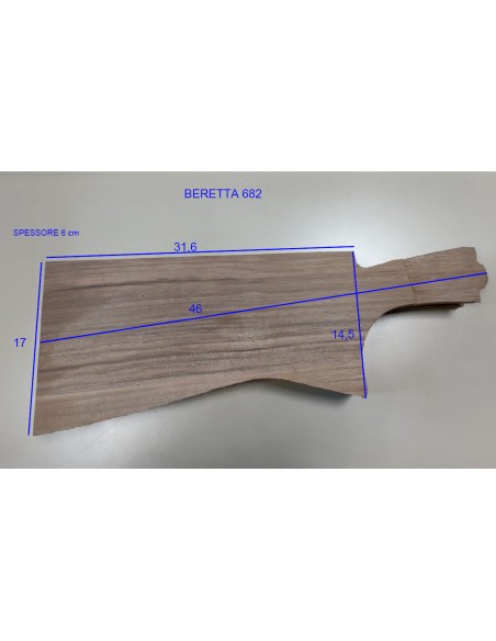 CALCIO TIPO BERETTA 682-686-687 INCASSATO QUADRO Cal. 12