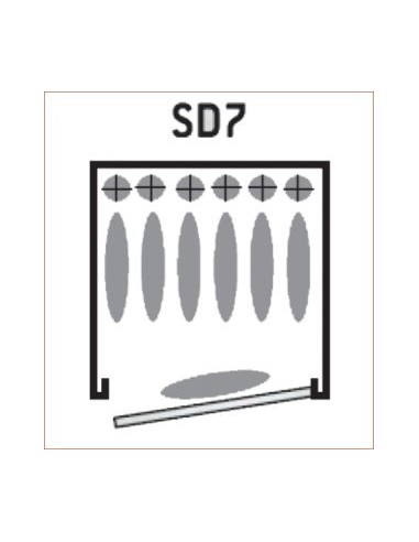 Cassaforte Sentinel SD7 - 6 armi con...