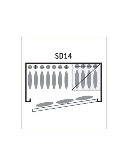 Cassaforte Sentinel SD14 - 11 armi con ottica + 3 nella porta - INFAC