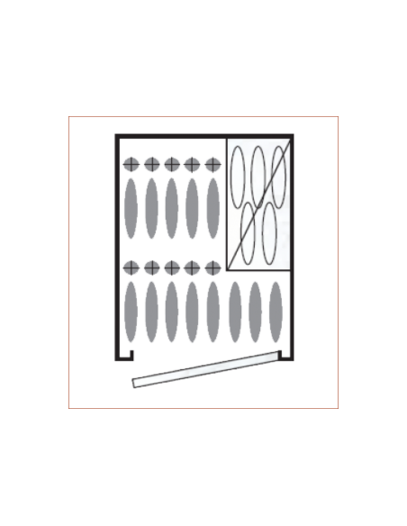 copy of Cassaforte INFAC Sentinel S5 - 4 armi senza ottica + 1 nella porta