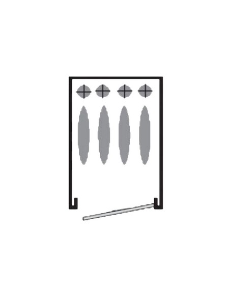 copy of Cassaforte INFAC Sentinel S5 - 4 armi senza ottica + 1 nella porta