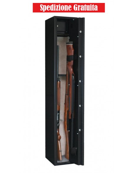 Cassaforte Sentinel SD5 - 4 armi con ottica + 1 nella porta - INFAC
