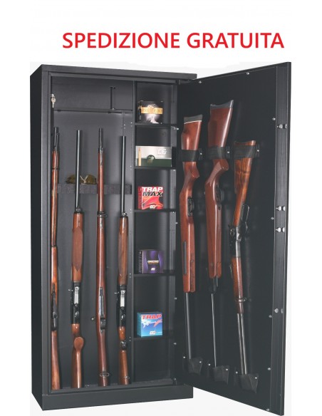 Cassaforte FORTIFY DELTA 15 - 12 armi con ottica + 3 senza nella porta - INFAC