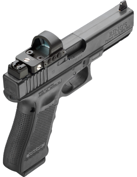 Set di mira LPA con Luminova per CARL WALTHER PDP OPTICAL READY da abbinare a Red Dot