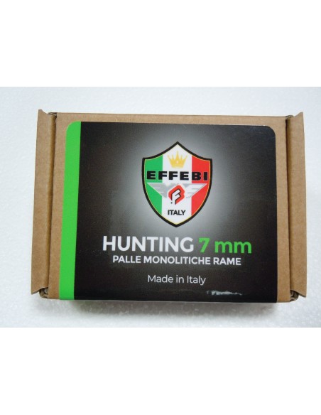 Ogive monolitiche in rame - Hunting Cal. 7