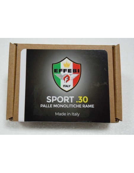 Ogives monolithique en cuivre - Sport Cal. 30