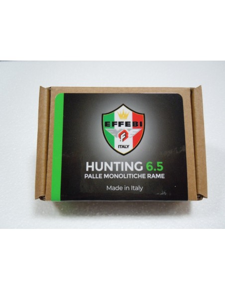 Ogives monolithique en cuivre - Hunting Cal.6,5 (.264)