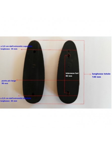 CALCIOLO VENTILATO NERO, interasse 82 mm   - mm 25