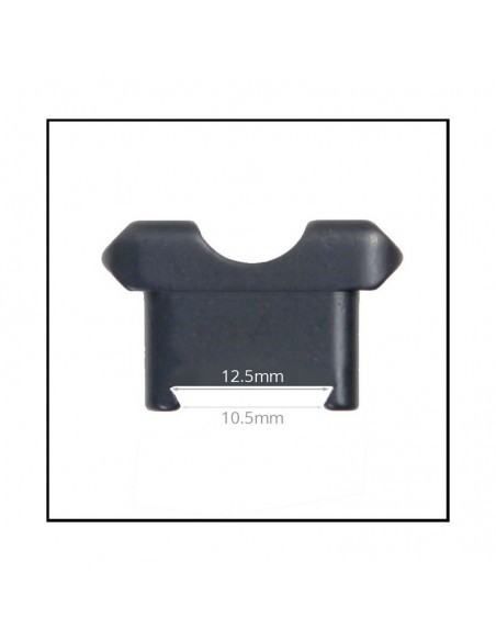Slitta Picatinny in acciaio temprato per CZ 452/455 - CONTESSA
