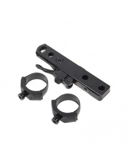 Simple Black per armi semiautomatiche e Bolt Action 20MOA con anelli - CONTESSA