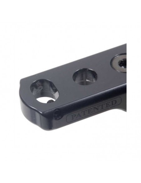 Attacco fisso Simple Black con anelli - CONTESSA