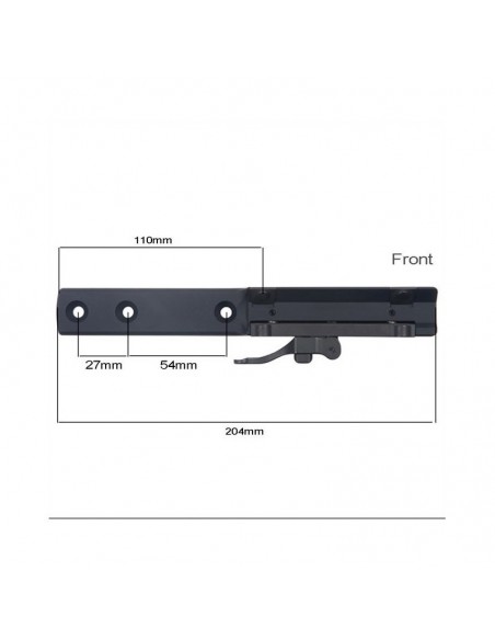 BLASER NEGRO SIMPLE PARA PULSAR Y YUKON VISION NOCTURNA Y TERMICA - CONTESSA