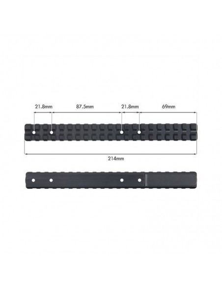 Rail Picatinny en acero templado para CZ 550 STANDARD - CONTESSA
