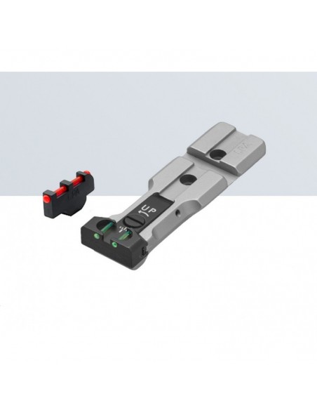 Tacca di mira "Red Dot Ready" e mirino in fibra ottica LPA per S&W Revolver