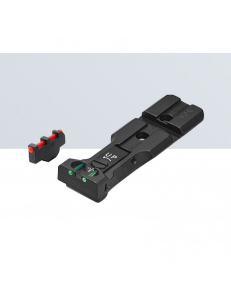 Cran de mire "Red Dot Ready" et viseur à fibre optique LPA pour S&W Revolver