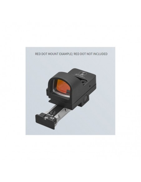 Tacca di mira "Red Dot Ready" e mirino in fibra ottica LPA per S&W Revolver