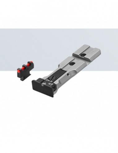 Rear sight in black finish with...